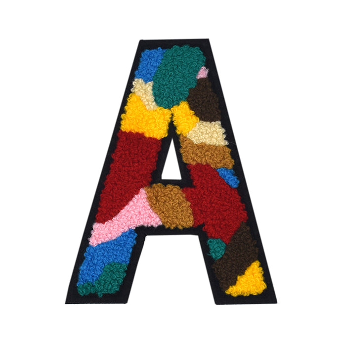 Varsity Letter Patch- Multicolor