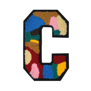 Varsity Letter Patch- Multicolor