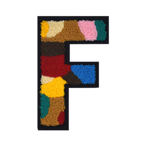 Varsity Letter Patch- Multicolor