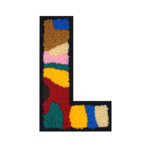 Varsity Letter Patch- Multicolor
