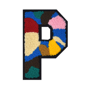Varsity Letter Patch- Multicolor