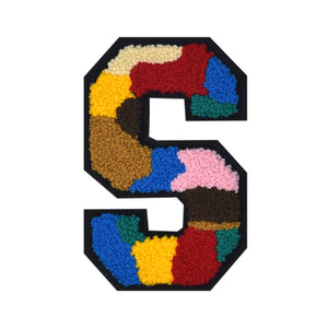 Varsity Letter Patch- Multicolor