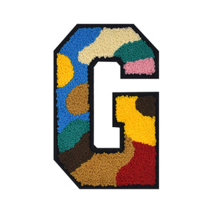 Varsity Letter Patch- Multicolor