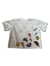 Load image into Gallery viewer, Gratitude &amp; Blessings White Mesh Jersey