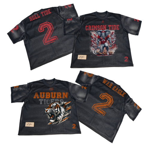 House Divided Bundle – Custom Alabama Crimson Tide & Auburn Tigers Jerseys