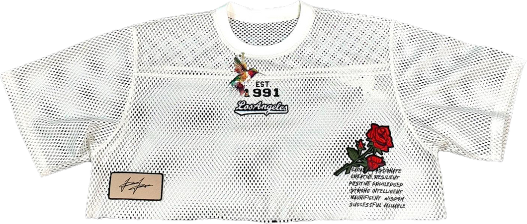Cropped Positive Words Jersey - Your Birth Year
