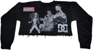 Marvel/DC Collage Sweatshirt